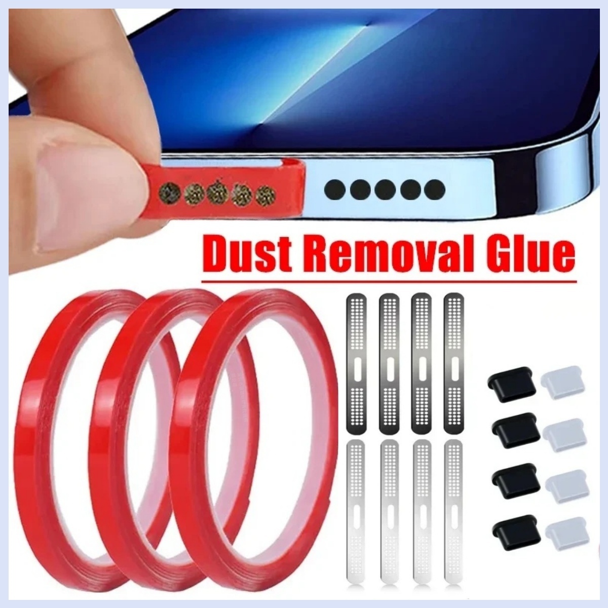 Universele telefoonluidspreker - Dust Removal Sticker recensie en prijs