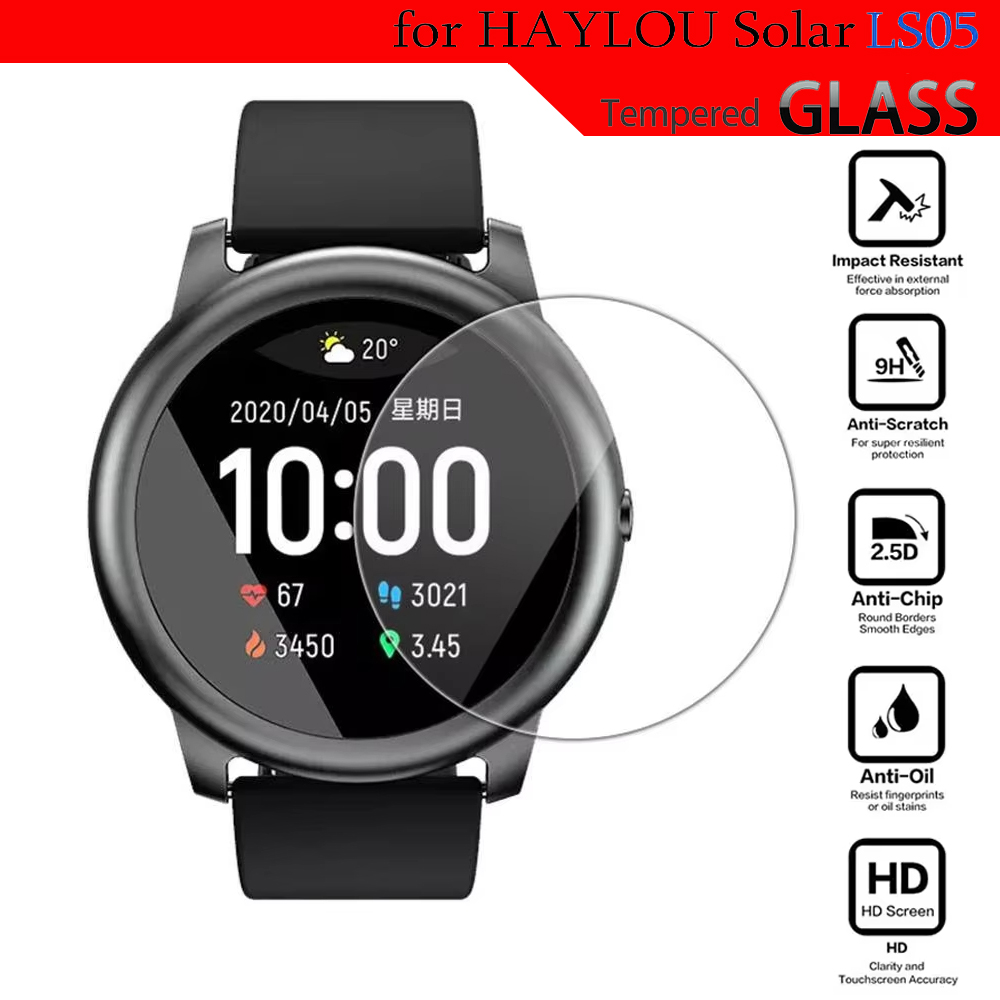 Gehard glas voor HayLou Solar  - Smartwatch Screen Film recensie en prijs