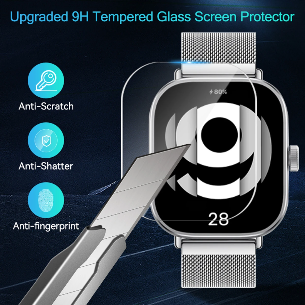 Gehard glas voor Xiaomi Redmi  - Smartwatch Screen Film recensie en prijs