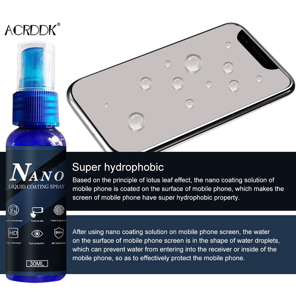 Nano Vloeibare Glazen Schermbe - Oleophobic Coating Spray recensie en prijs